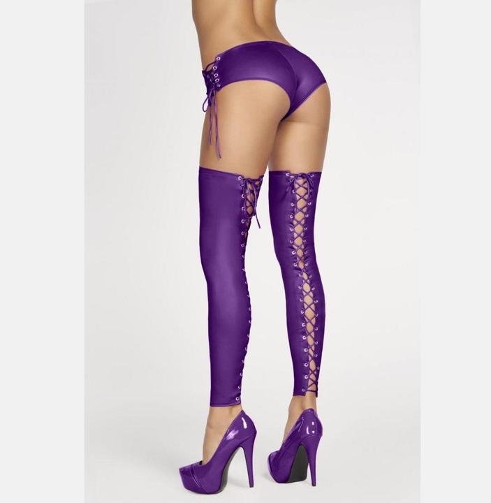 Produktbild 7 Heaven halterlose Strümpfe in lila (3XL)