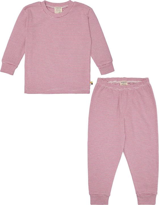 Image du produit loud + proud Pyjama à rayures en fines côtes (122)
