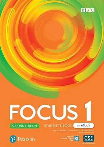 Actual product image Focus BrE 2nd Level 1 Student's Book & eBook with Extra Digital Activities & App (English, Daniel Brayshaw, Beata Trapnell, Sue Kay, Vaughan Jones, Bartosz Michalowski, 2021)