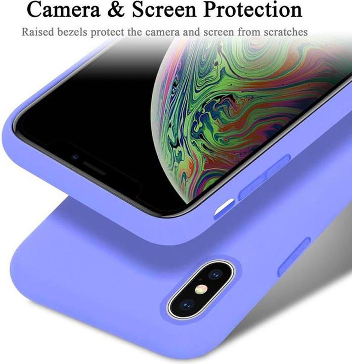 Actual product image Cadorabo TPU Liquid Silicone Case Cover (Apple iPhone XS Max)