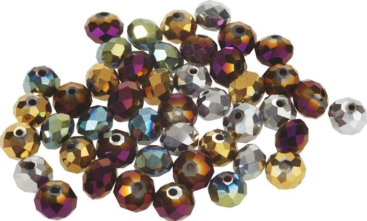 Image du produit Pracht Perles de verre taillé, 8 mm, 45 pièces