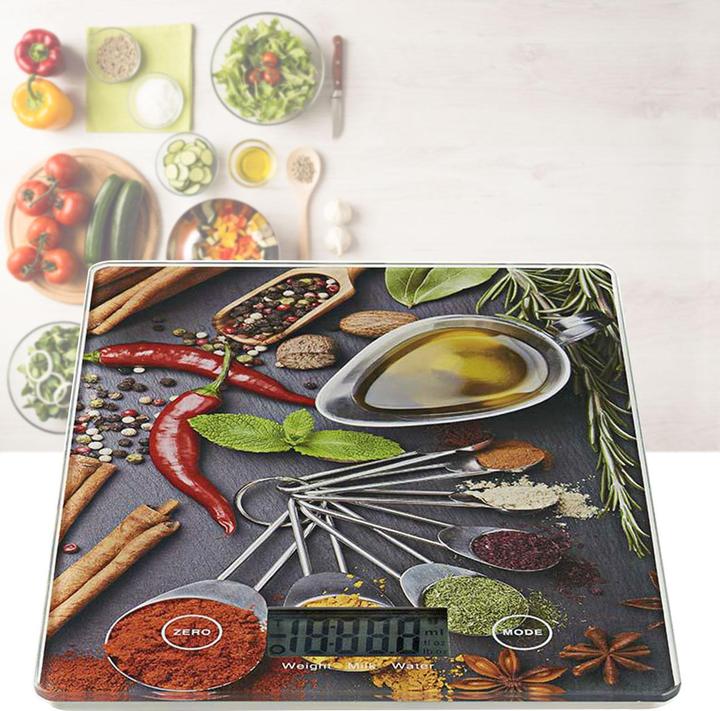 Nedis Digital kitchen scales, LCD display, glass I