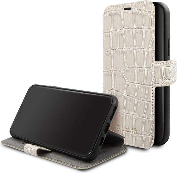Produktbild Guess iPhone XR PU Leather Crocodile Print Booktype With Stand (Apple iPhone XR)