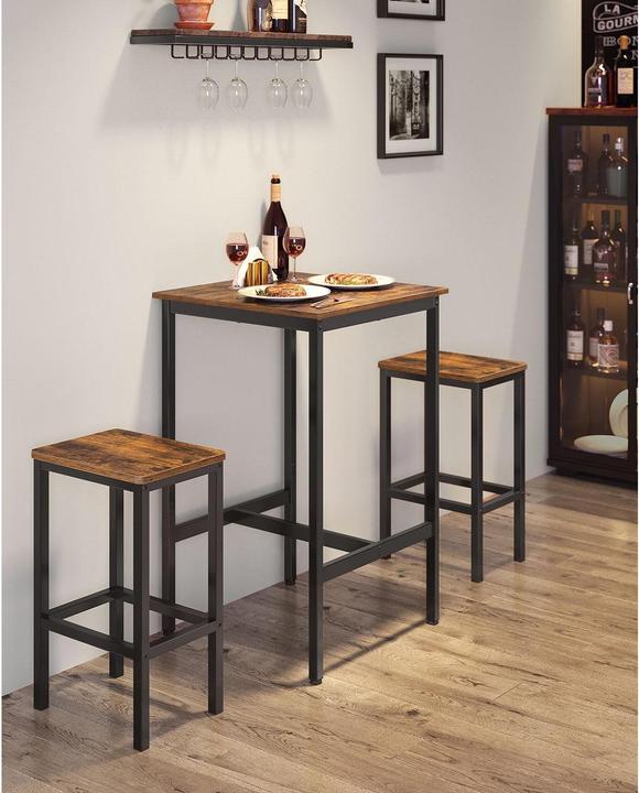 Image du produit Vasagle Ensemble de tables de bar (60 x 90 x 60 cm)