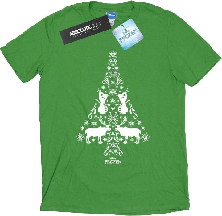 Immagine prodotto Disney Frozen Christmas Tree Maglietta Ampia Donna (L)