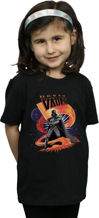 Produktbild Star Wars Darth Vader Swirling Fury TShirt Mädchen (140, 146)