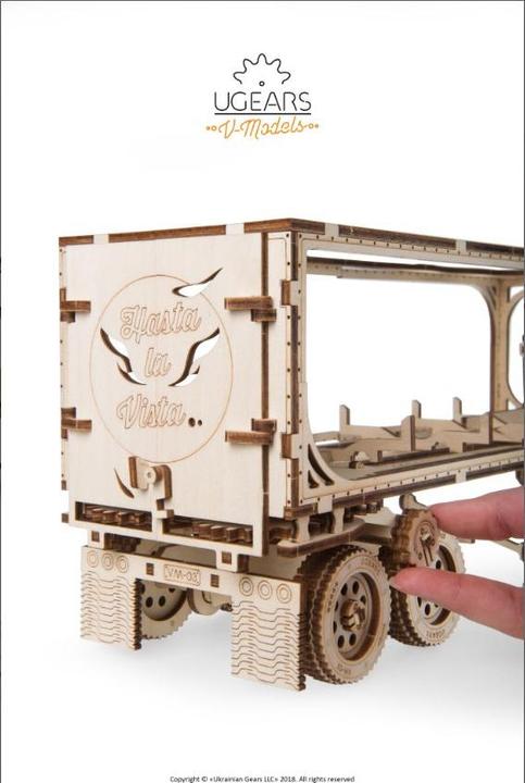 Actual product image Ugears Truck trailer