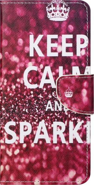 Actual product image Ueli Express iPhone 13 book case Case with card slot Sparkle (Apple iPhone 13)
