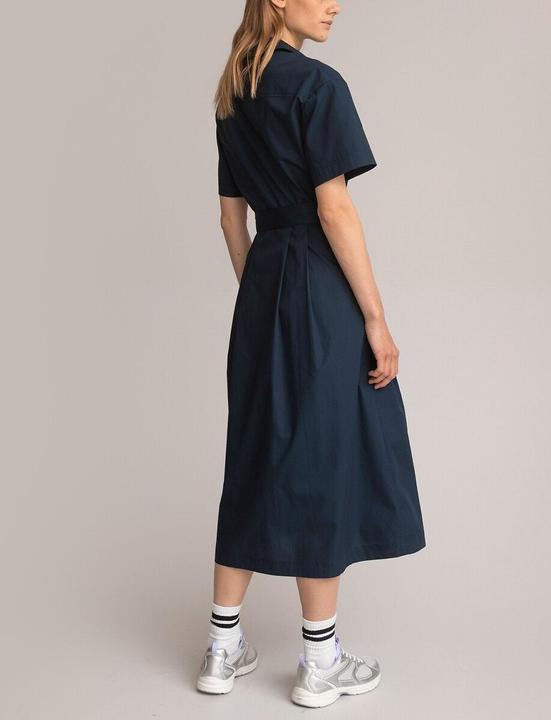 Image du produit La Redoute Collections Robe chemisier avec ceinture à nouer (40)
