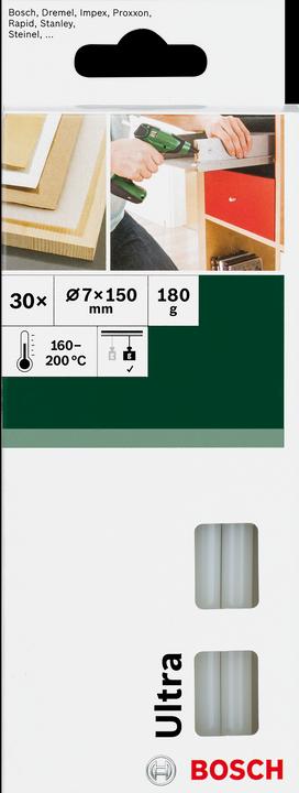 Produktbild Bosch Zubehör 10-tlg. Klebestick-Set Ultra Power