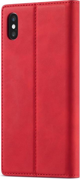 Produktbild Cover-Discount iPhone Xs / X - Stand Flip Case Hülle rot (Apple iPhone XS)