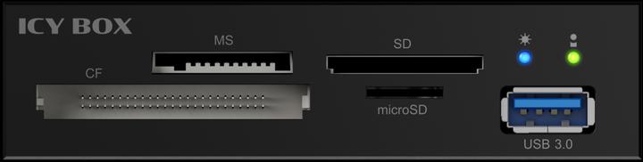 Actual product image RaidSonic ICY BOX IB-872-i3 4-Port card reader internal (USB)