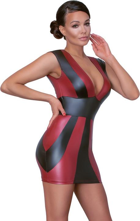 Produktbild Cottelli Collection Kleid rot/schwarz S (S)