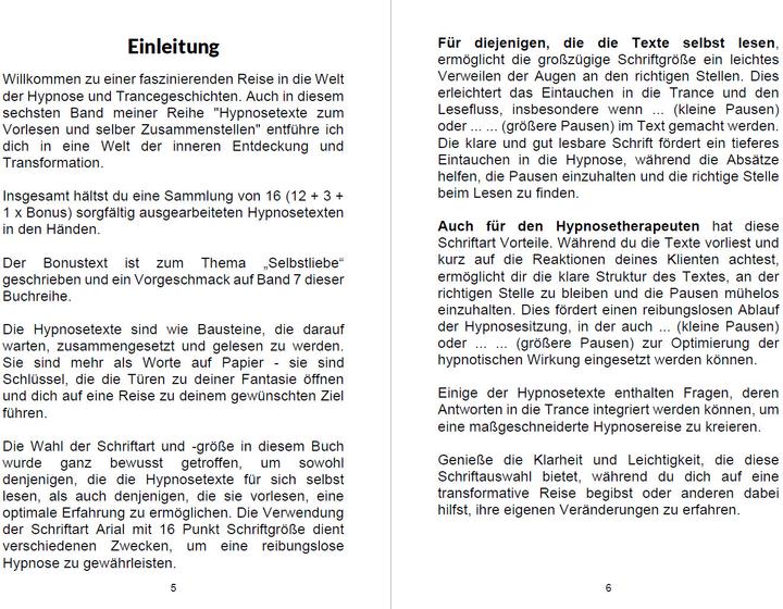 Actual product image Hypnosetexte zum Vorlesen und selber Zusammenstellen 6 (German, Angelina Schulze, 2023)
