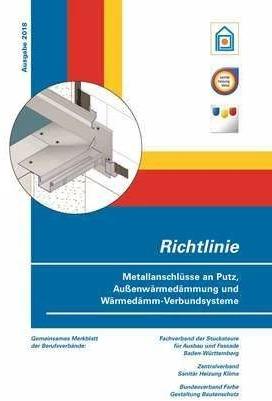 Immagine prodotto Richtlinie Metallanschlüsse an Putz, Aussenwärmedämmung und Wärmedämm-Verbundsysteme (Tedesco, 2018)