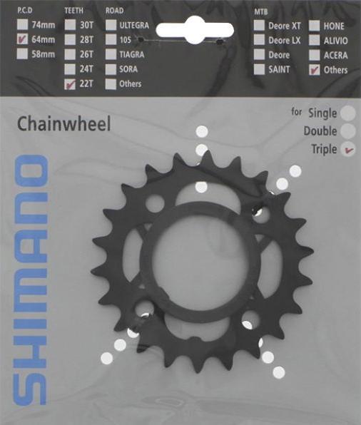 Produktbild Shimano Acera FC-M391 Kettenblatt (22)