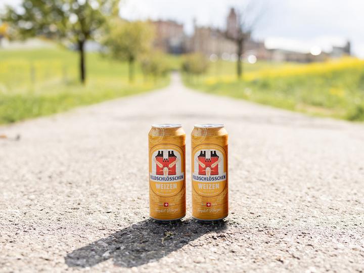 Actual product image Feldschlösschen Weizen Wheat Beer (4 x 50 cl)