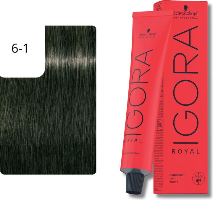 Image du produit Schwarzkopf Professional Igora Royal (6-1 Blonde foncée Cendre)