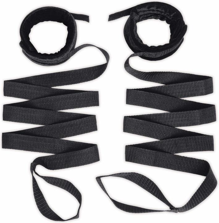 Image du produit Lux Fetish 4 PC Bondage Bed Strap & Flogger Kit