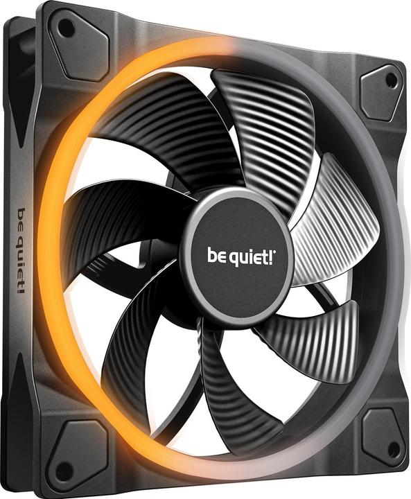 Actual product image be quiet! Lüfter 120*120*25 Light Wings LX PWM Reverse Black (25 mm, 1 x)