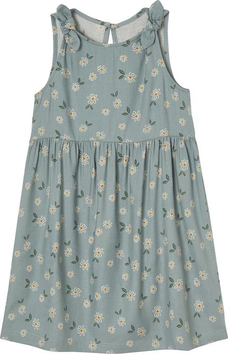Vertbaudet Ärmelloses Mädchen Kleid mit Muster und Zierschleifen