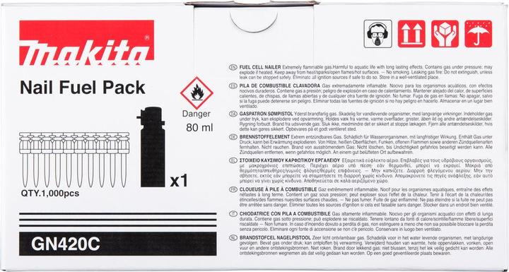 Actual product image Makita FUEL CELL AND PREMIUM PIN 3.1X15 1000PCS