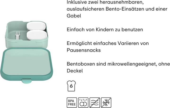 Image du produit Little Dutch Bento Lunchbox Campus Gross - Fairy Garden