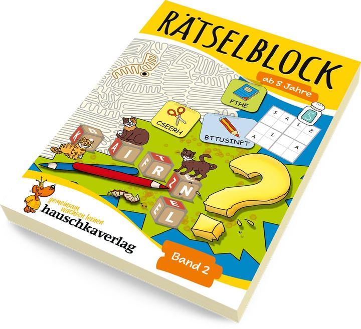 Produktbild Rätselblock ab 8 Jahre - Band 2 (Deutsch, Gisela Specht, Agnes Spiecker, 2021)