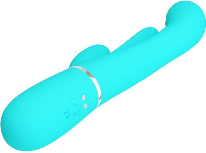 Actual product image Pretty Love - Shania Triple Rabbit Multifunktionsvibrator 3 In 1 Blau