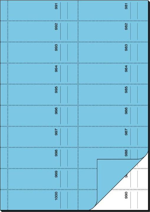Actual product image Sigel Receipt book, 1000 tear-offs (50 x)