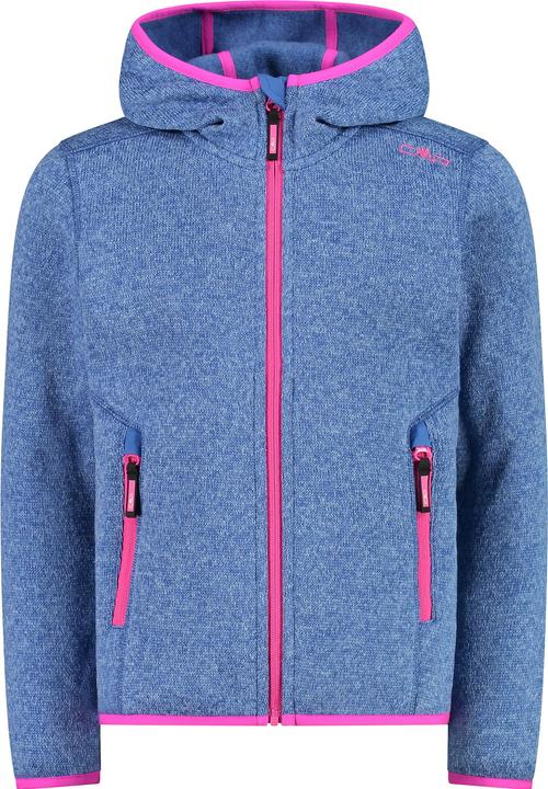 CMP Campagnolo Girl's Jacket Fix Hood Jacquard Knitted 3H19825 (116)