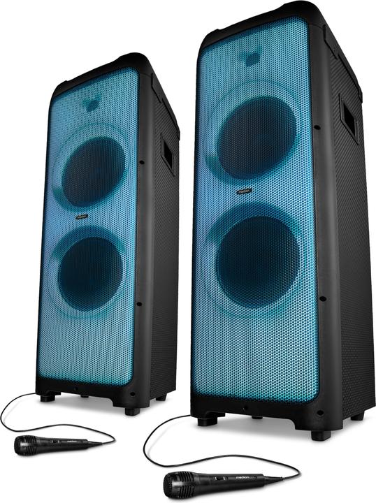 Produktbild Medion LIFE® X61200 Partylautsprecher, Bluetooth®-Soundsystem, LED-Frontpanel mit spektakulärer & mehrfarbi (Netzbetrieb)