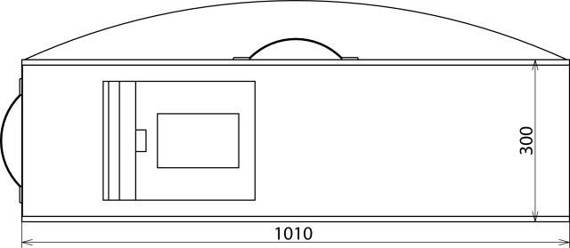 Image du produit Dehn KLT 101 30 10 Pochette en similicuir 1010x300mm