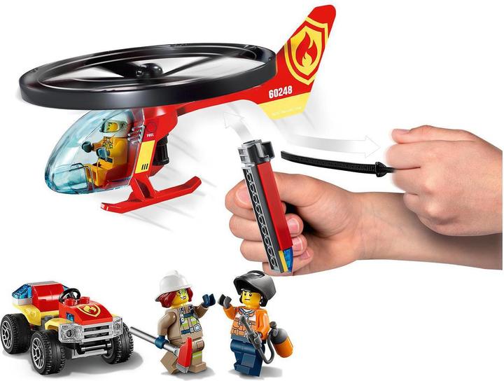 Immagine prodotto LEGO Operazione con l'elicottero dei vigili del fuoco (60248, LEGO City)