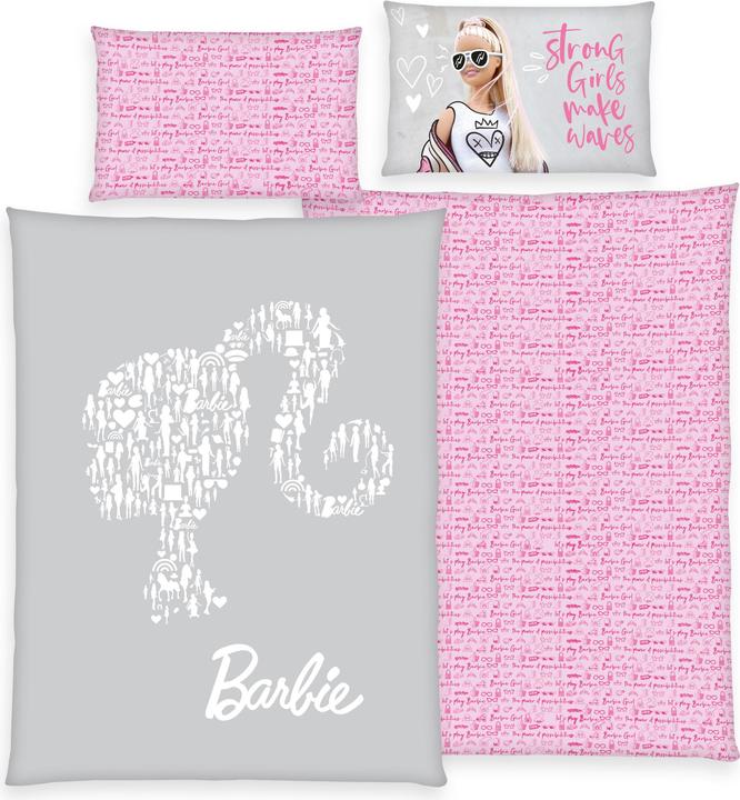 Herding Barbie Bettwäsche 65/100+160/210 cm