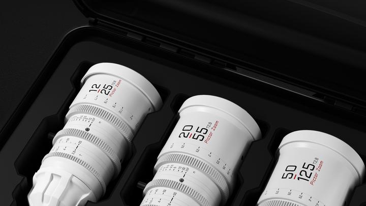Produktbild Dzofilm Pictor Zoom 3-Lens Kit (12-25/20-55/50-125 T2.8) White (Canon EF-M, Vollformat)