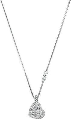 Image du produit Michael Kors Silver Necklace Heart With Zircons Premium Mkc1747cz040