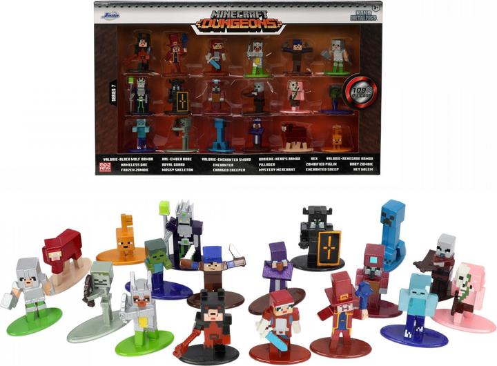 Jada Minecraft Multi Pack Nano Figures,Vague 7