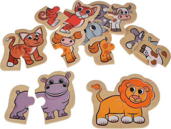 Immagine prodotto Eichhorn Puzzle di animali in legno, 16 pezzi. (16 pezzi)