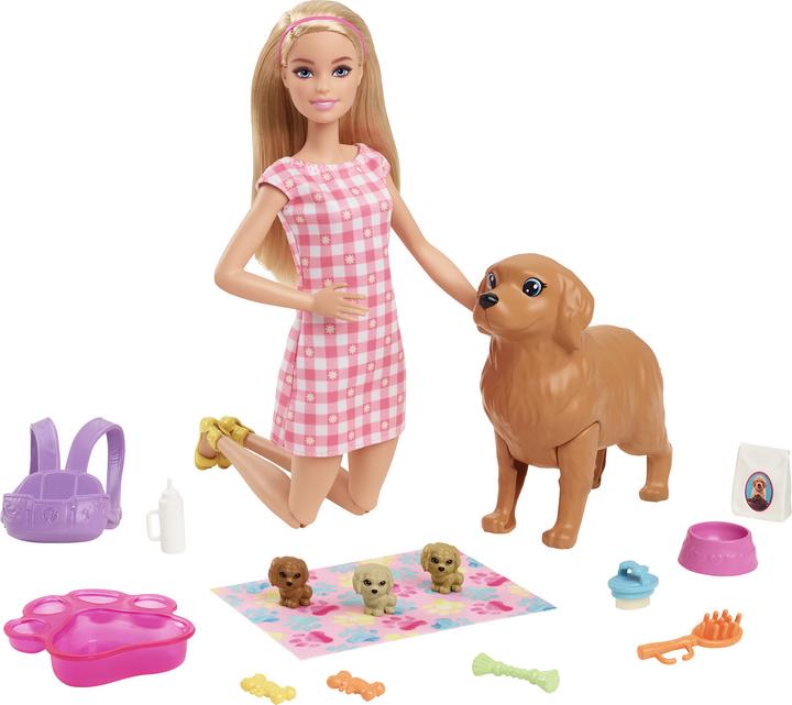 Produktbild Barbie Puppe mit Hund und Welpen