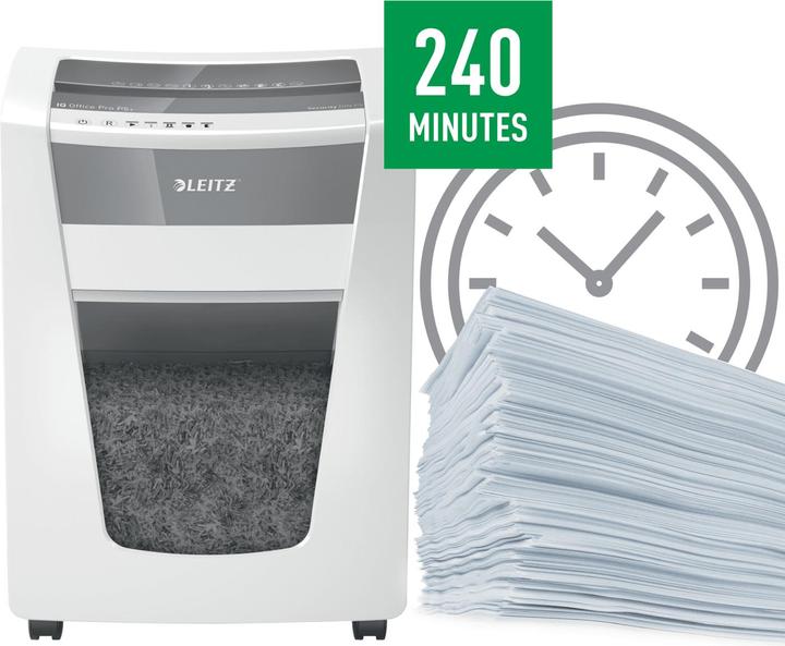 Produktbild Leitz Aktenvernichter IQ Office Pro P5 Partikelschnitt 30 (Microschnitt)