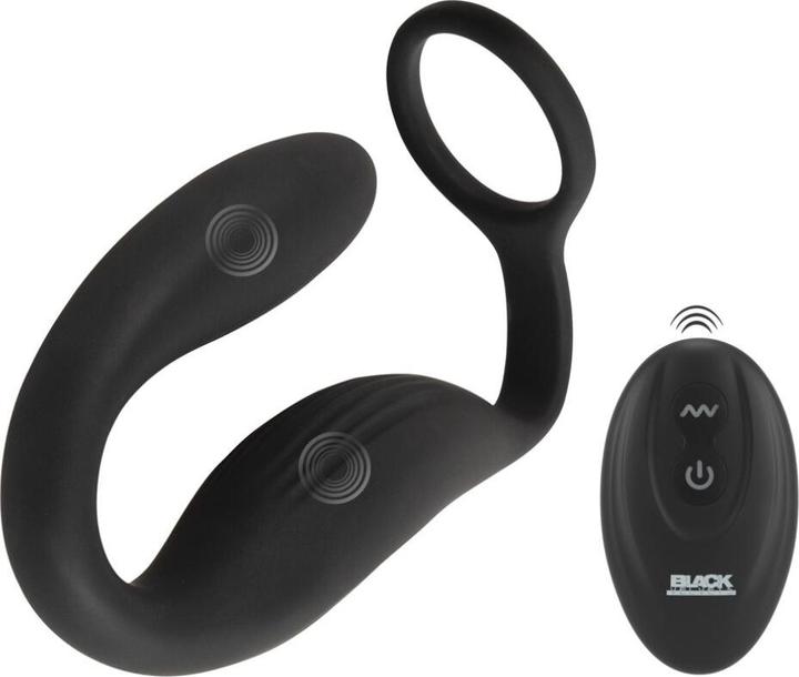Productafbeelding Black Velvets Cockring met RC buttplug (2.60 cm)