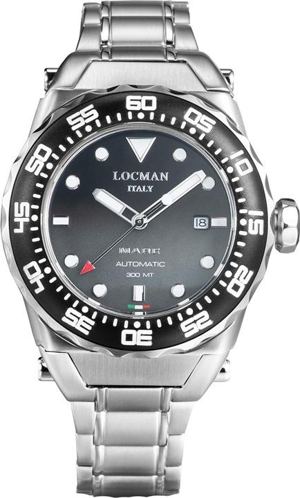 Actual product image Locman Italy Men's Watch Mare 300MT Automatic Ref.0559 (Analogue wristwatch, 44 mm)
