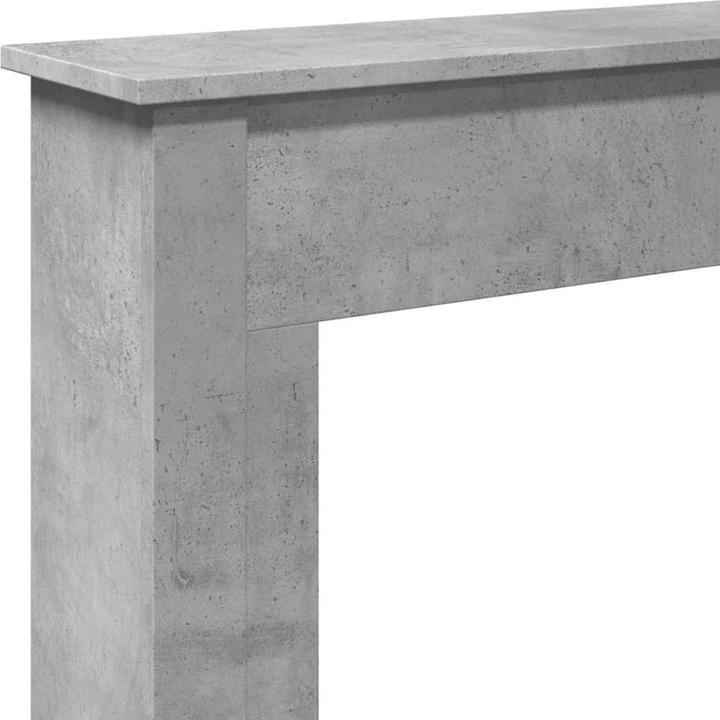Image du produit VidaXL Bordure de cheminée Console de cheminée Décorative Cheminée Gris béton