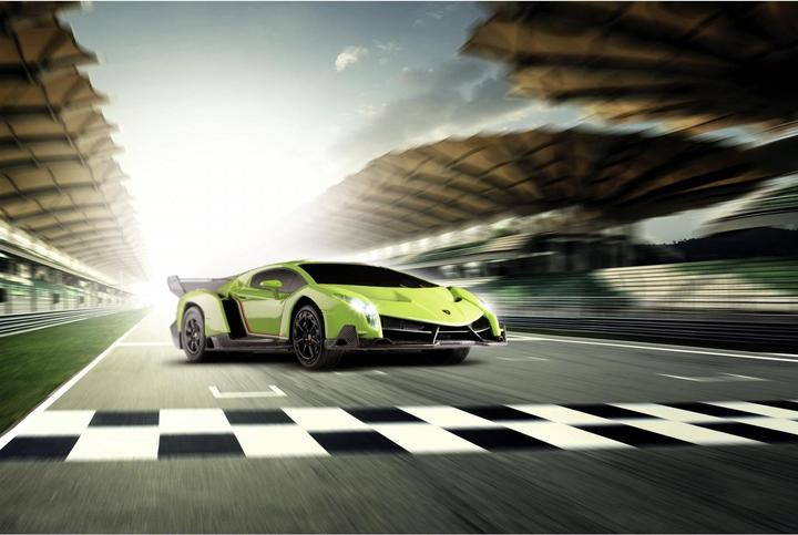 Productafbeelding Carson 1:24 Lamborgh.Veneno 2.4G 100% RTR groen (RTR Gereed voor gebruik)
