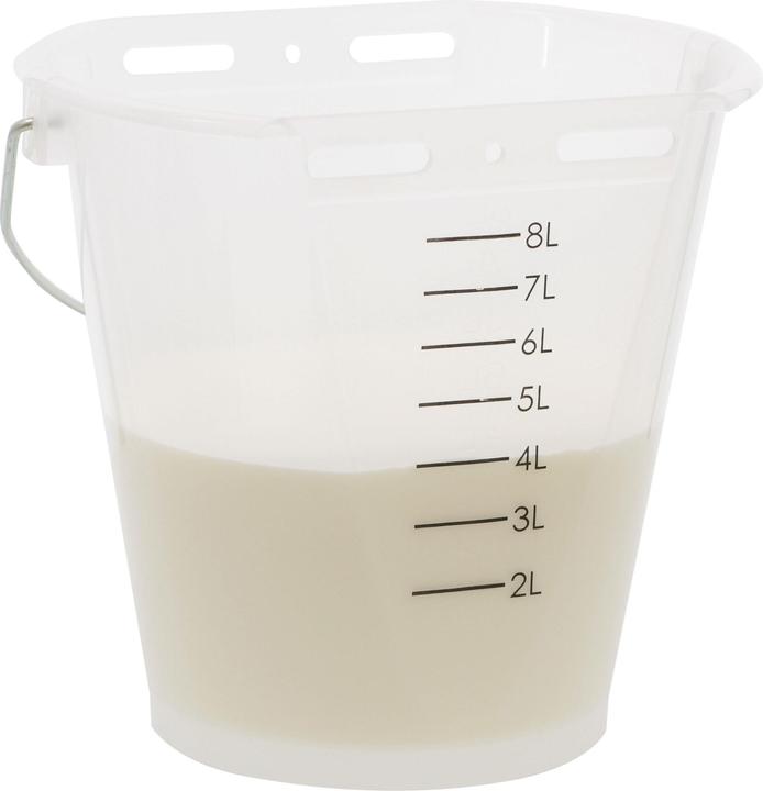 Produktbild Kerbl Tränkeeimer weiss transparent mit Skala, ohne Zubehör