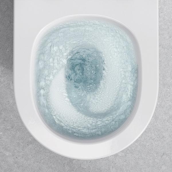 Produktbild ROCA LAUFEN Kartell Wand-WC, Tiefspüler, mit Silent Flush spülrandlos, 545x370x355mm