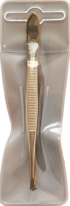 Actual product image Malteser Tweezers oblique 9 cm No 8 Gold