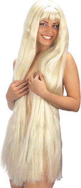 Actual product image Widmann Eva Paradies extra lange Perücke blond 100cm