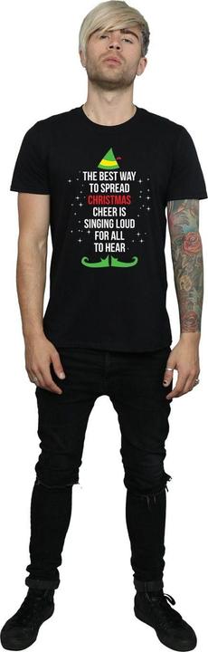 Produktbild Elf Christmas Cheer Text TShirt (S)